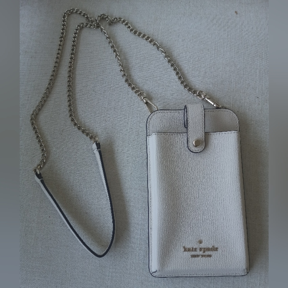 Kate Spade   North South Tab Leather Phone Wallet Crossbody